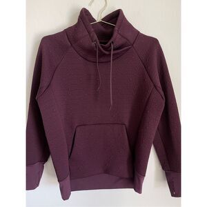 ATHLETA Jacquard Elevation Pullover Size Medium Maroon